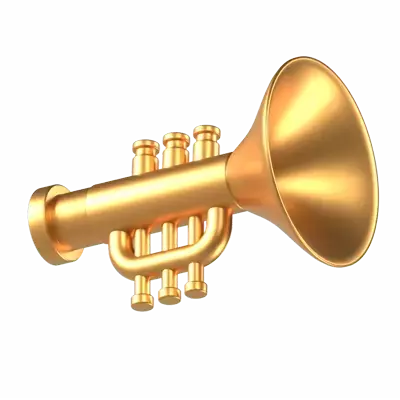 Trumpet 3D Graphic