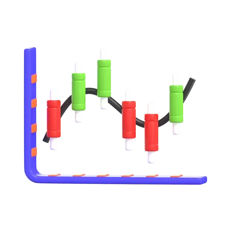 Cylinder Plot Chart 3D Graphic