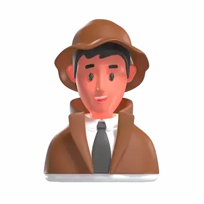 Detective 3D Graphic