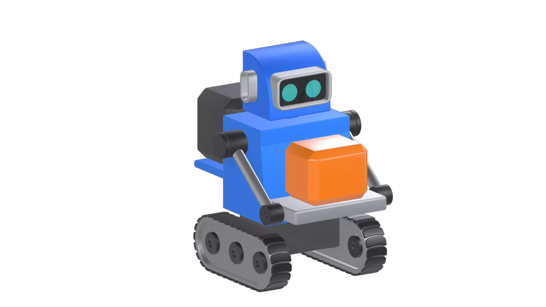 Delivery Robot 3D Graphic