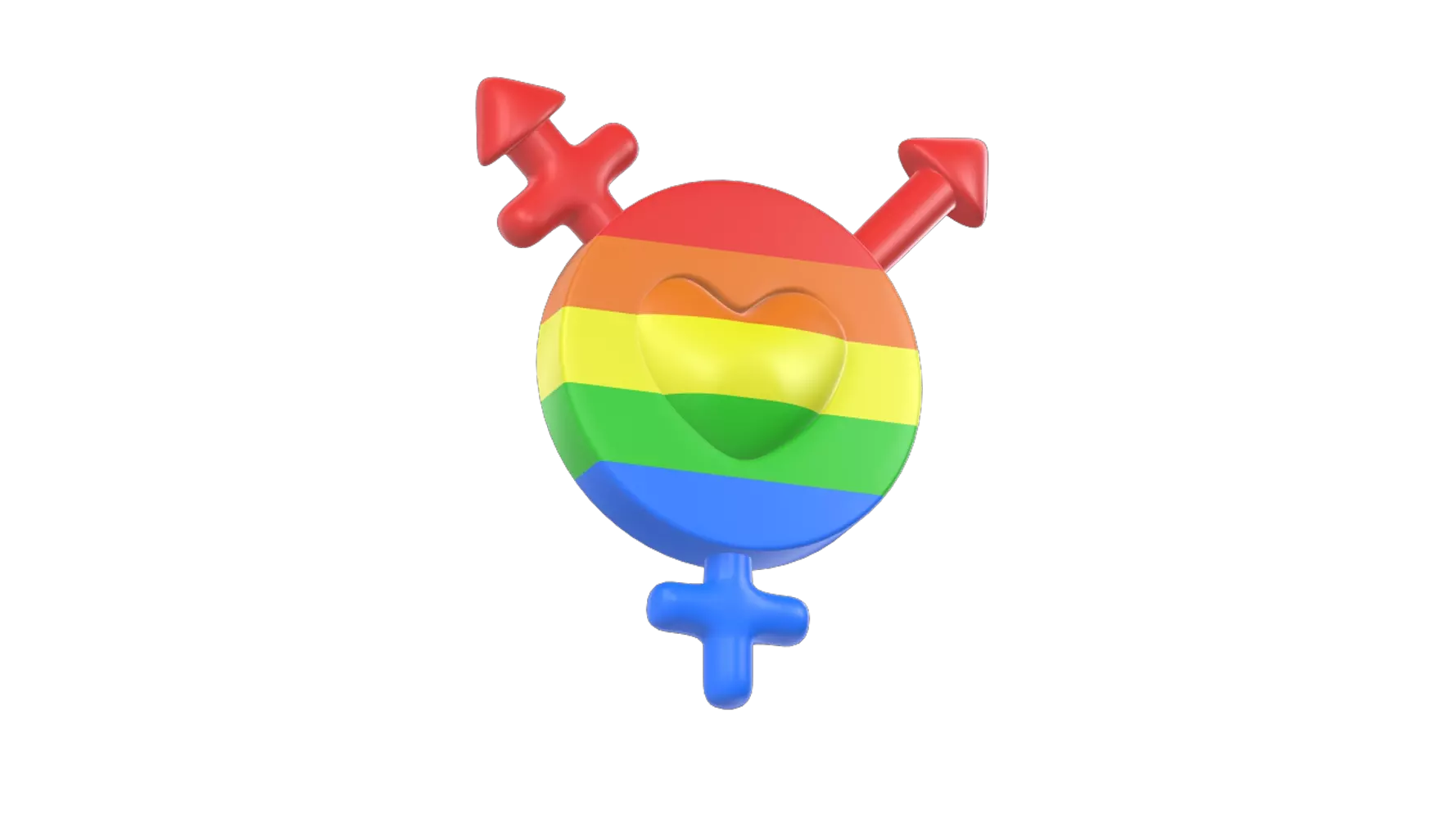 Gender Symbol 3D Graphic