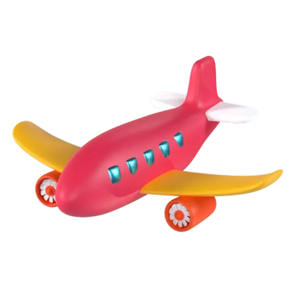 Flugzeug 3D Graphic