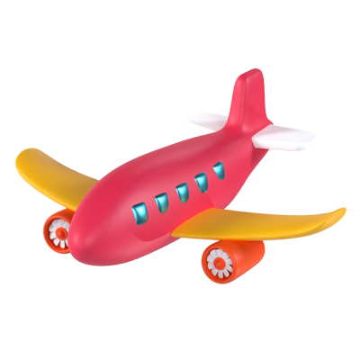 Flugzeug 3D Graphic