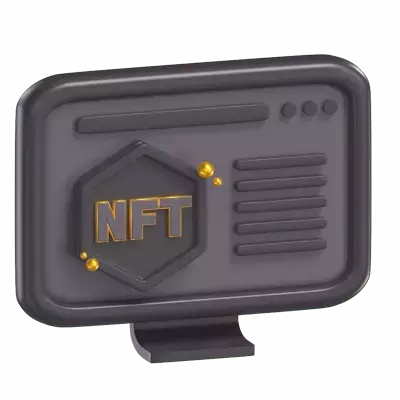NFT Website 3D Graphic