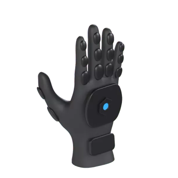 VR Gaming Gloves 3D Graphic