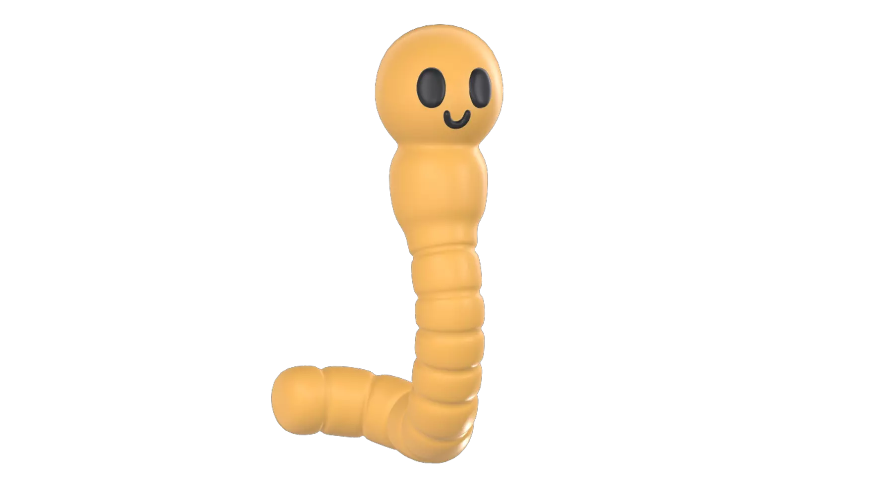 Worm 3D Graphic