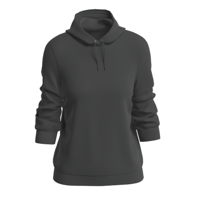 Women Hoodie Sleeve Roll Up 3D Mockup 3D Graphic