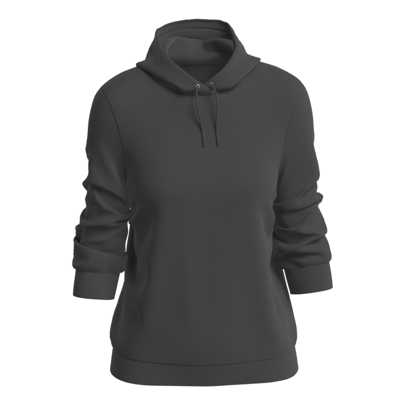 Women Hoodie Sleeve Roll Up 3D Mockup 3D Graphic