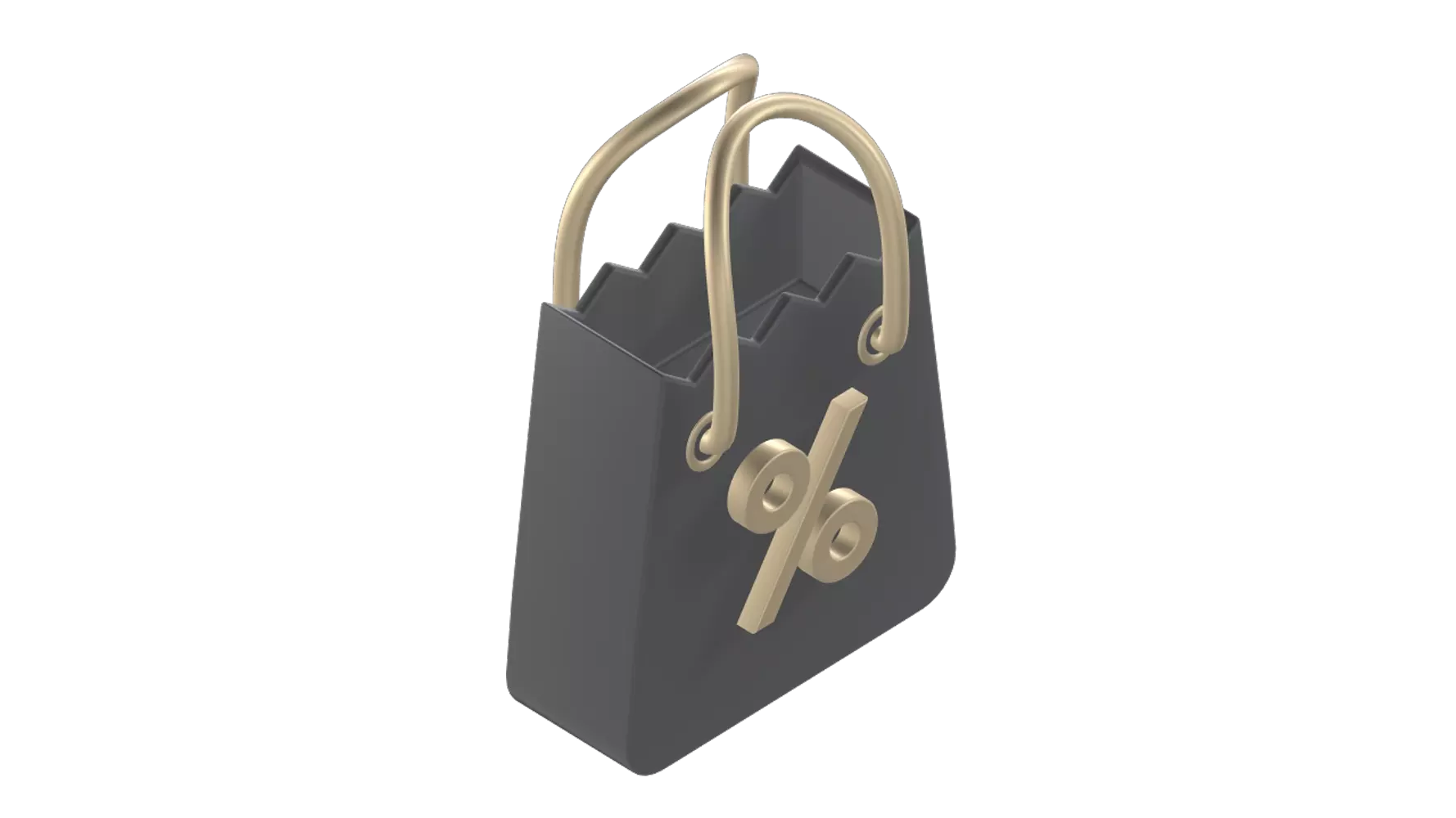 Shopping Bag 3D Graphic