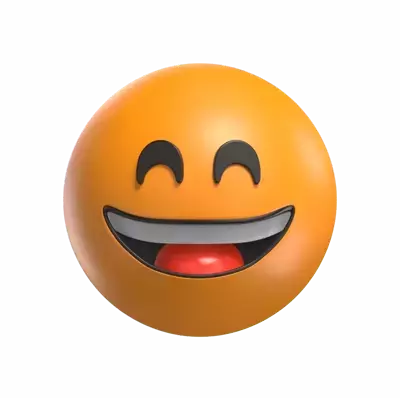 Grinning With Smiling Eyes 3D Model 3D Graphic