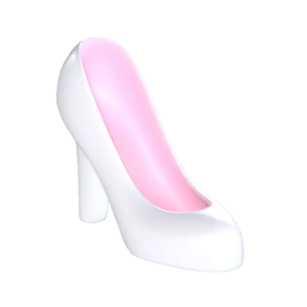 Zapato de novia 3D Graphic