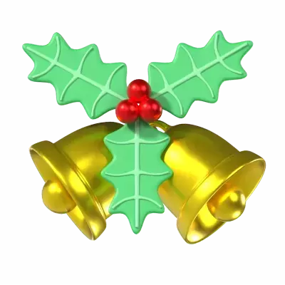 Christmas Bell 3D Graphic