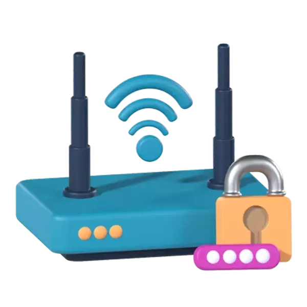 Router 3D Graphic