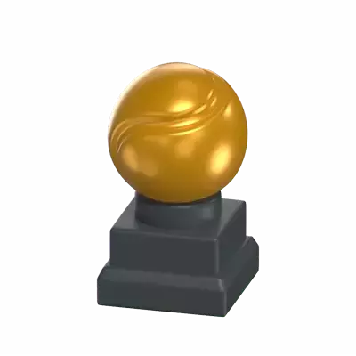 Trofeo de tenis Modelo de icono 3D