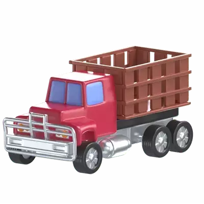Dump Truck 3D Graphic