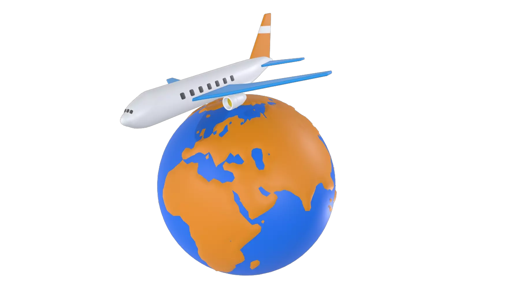 World Travel 3D Graphic