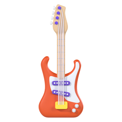 E-Gitarre 3D Graphic