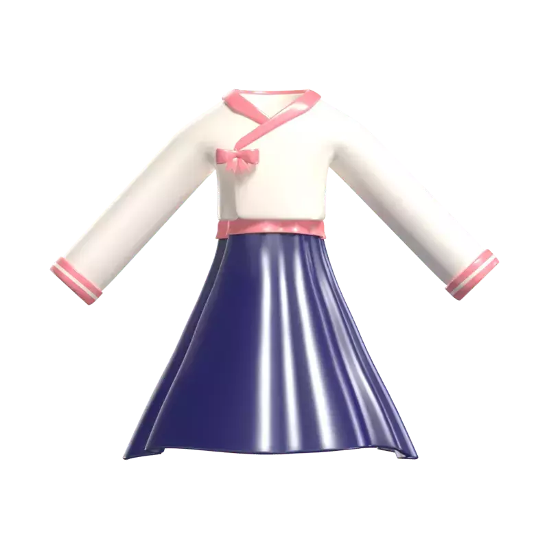 Hanbok Outfit 3D Graphic