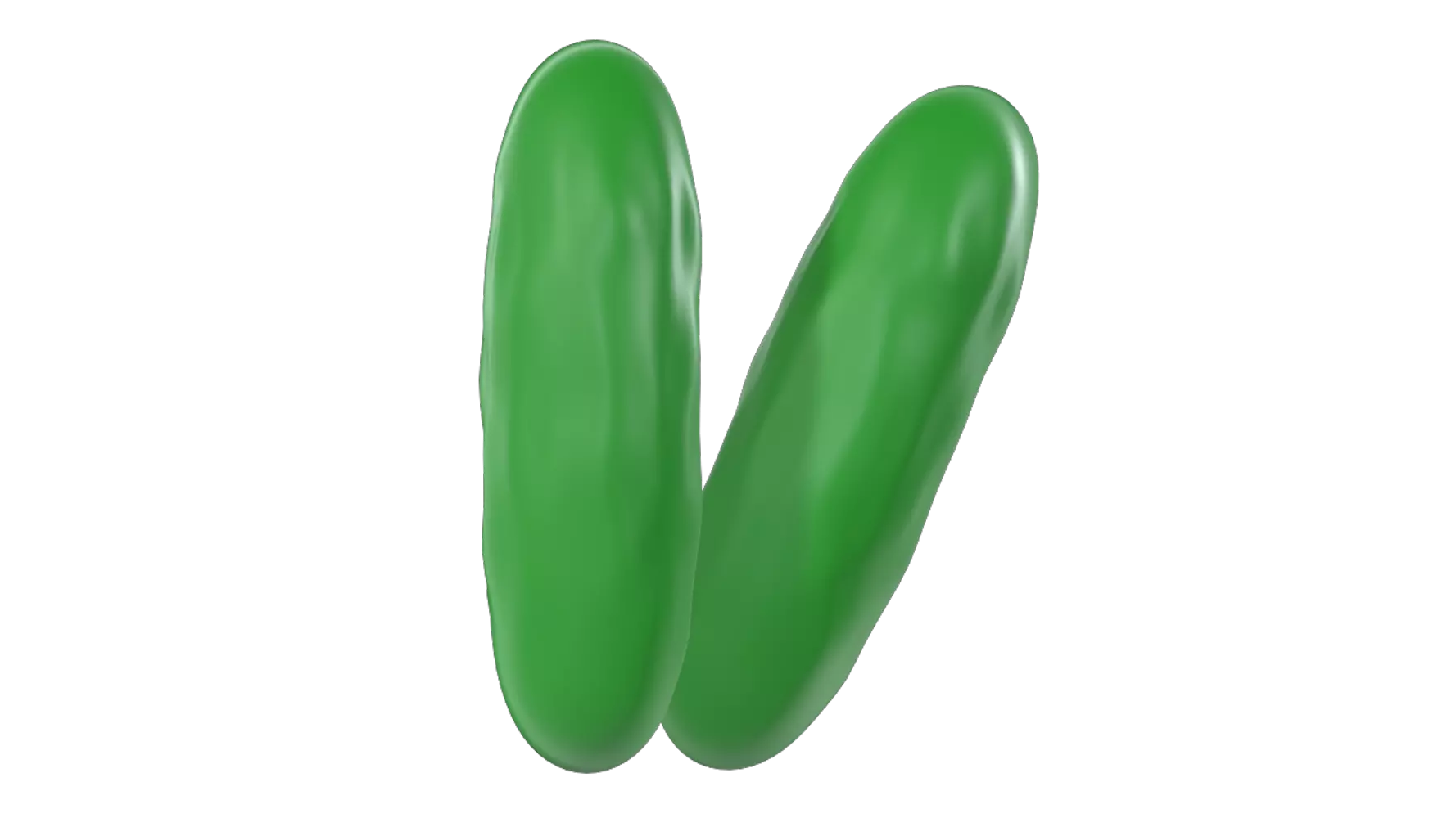 Cucumber  3D Graphic