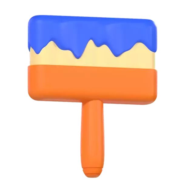 Paint Brush 3D Graphic