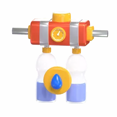 Water Filter 3D Graphic