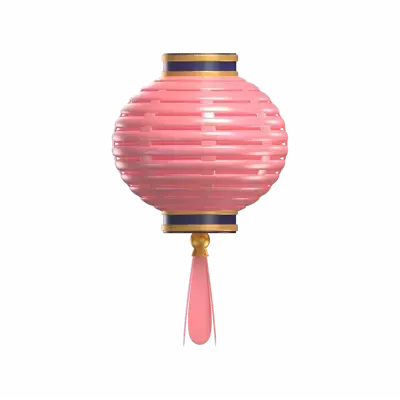 Korean Lantern 3D Graphic