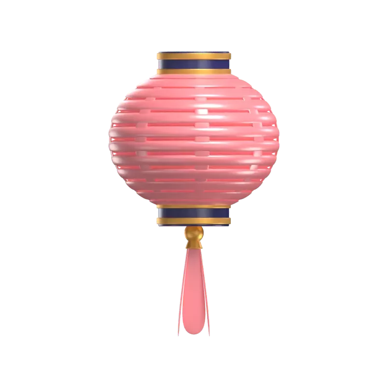 Korean Lantern 3D Graphic