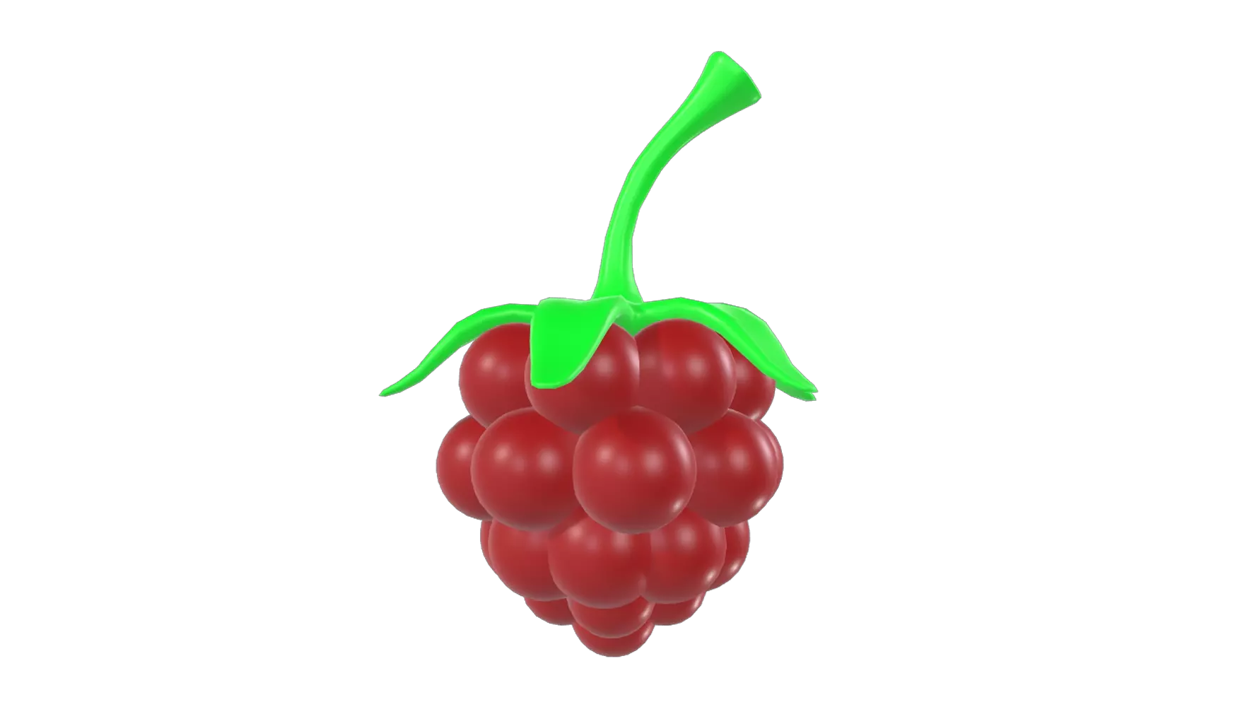 Raspberry 3D Graphic