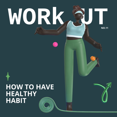 Healthy Habits 1 3D Template