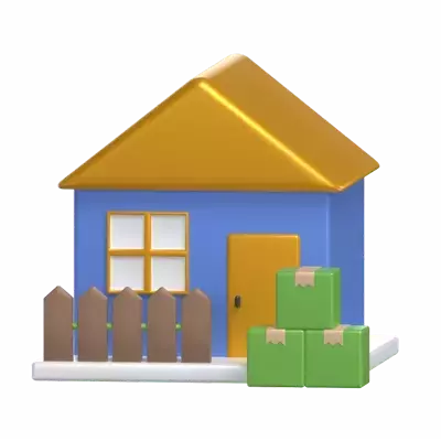 Home Delivery 3D Graphic