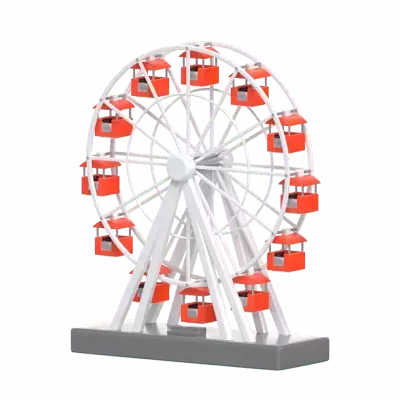 Ferris Wheel 3D Graphic