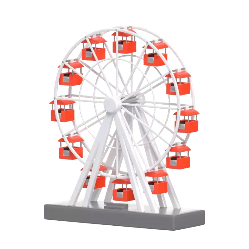 Ferris Wheel 3D Graphic