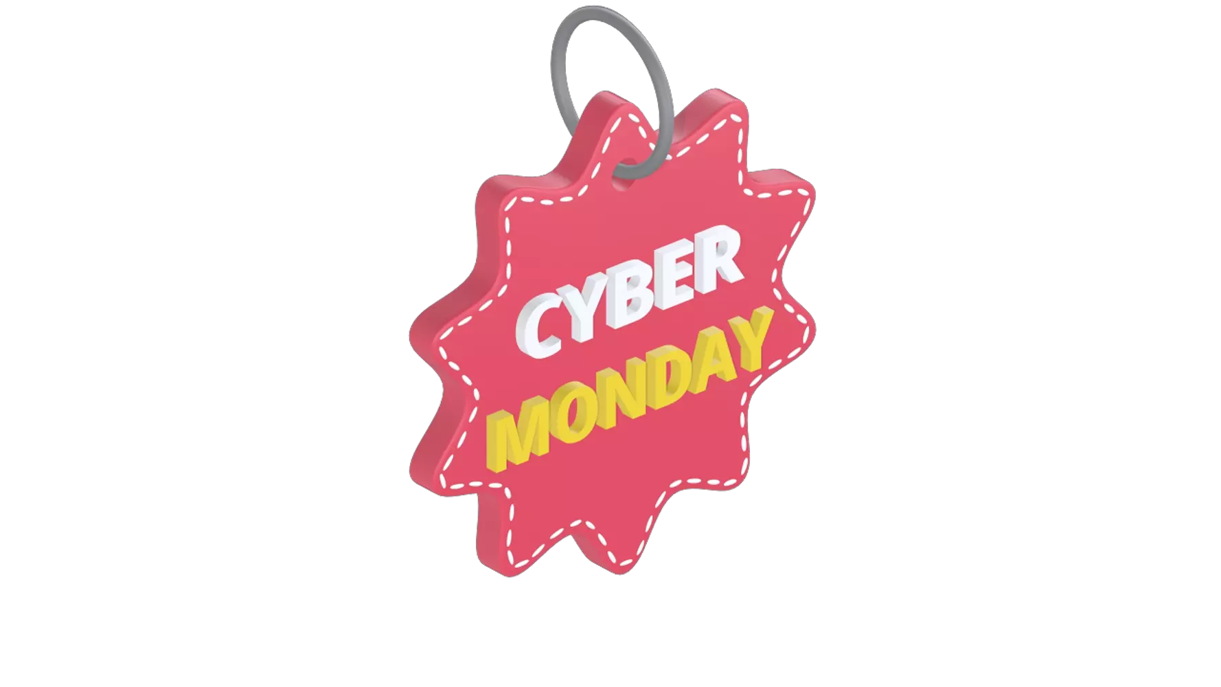 Cyber Monday 3D Graphic