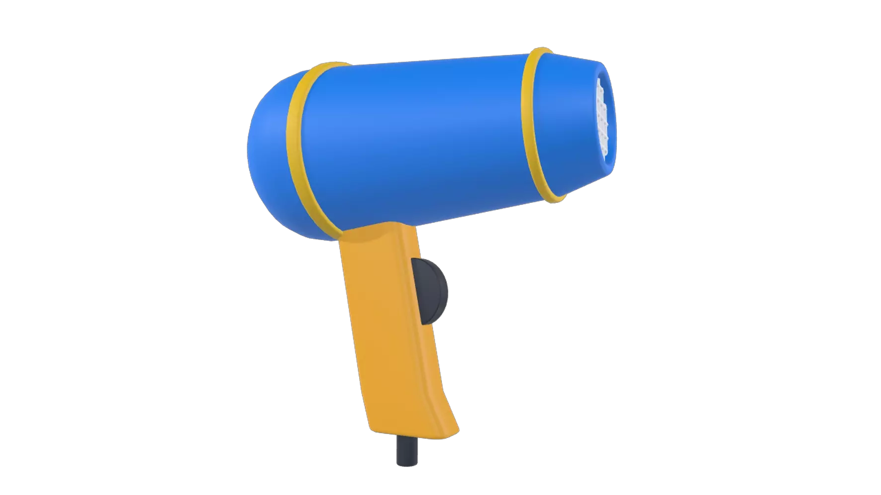 Hair Dryer 3D Graphic