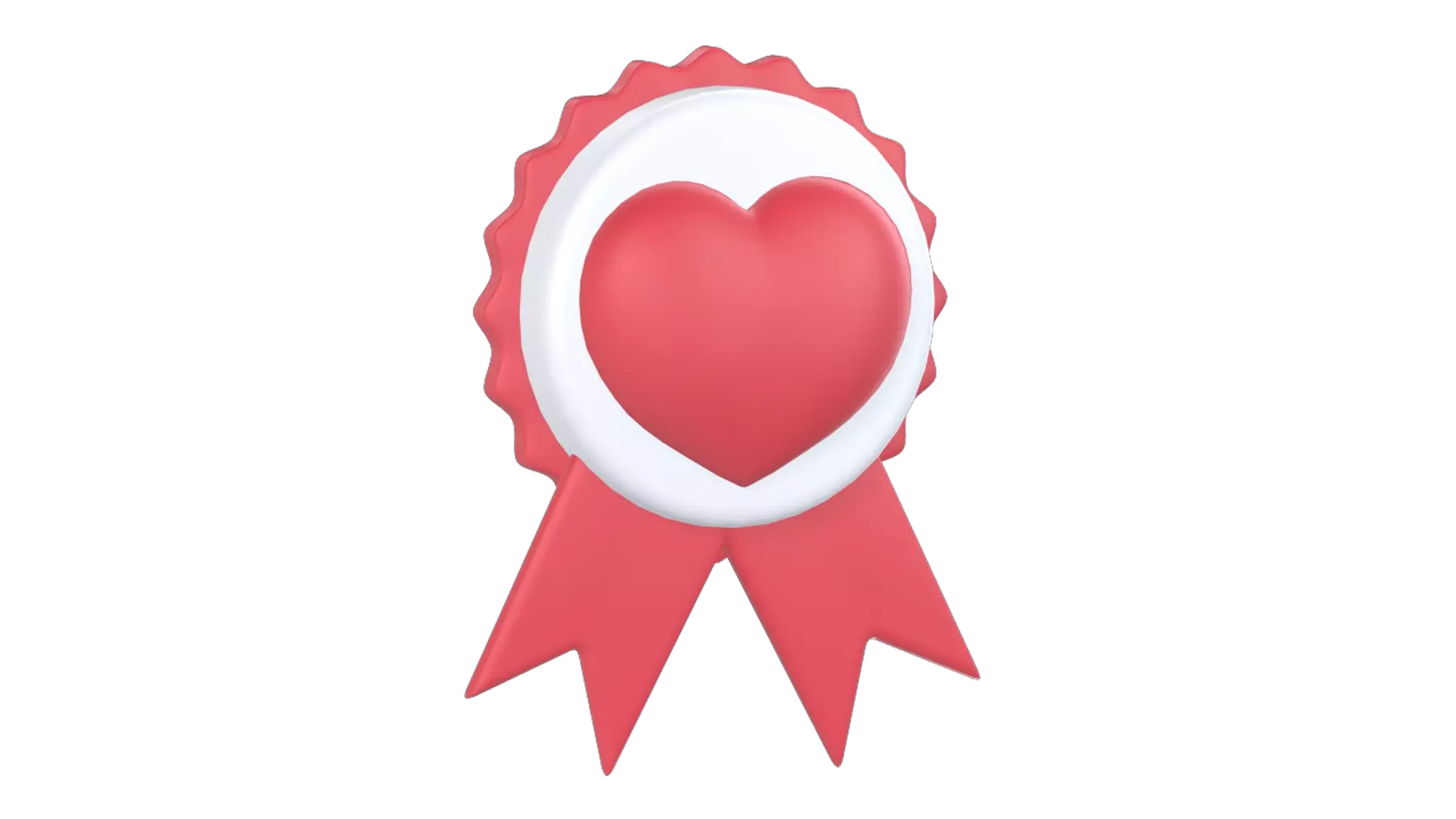 Charity Badge 3D Graphic