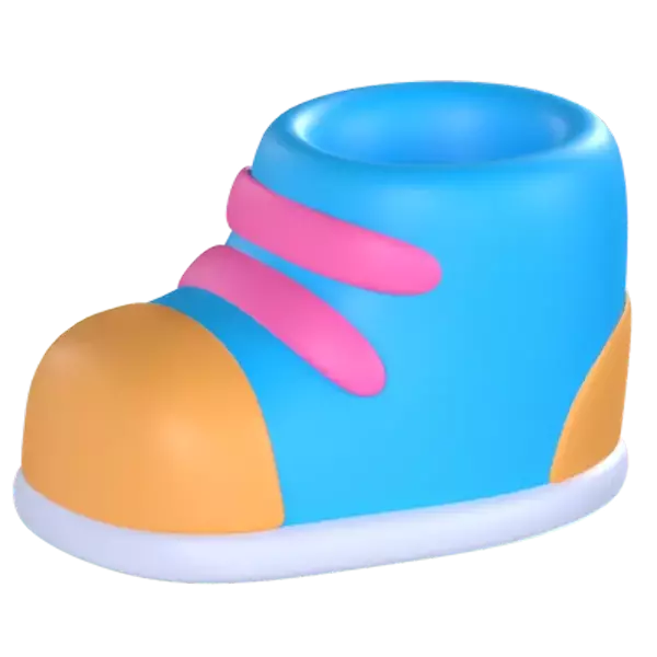 Baby-Schuh 3D Graphic