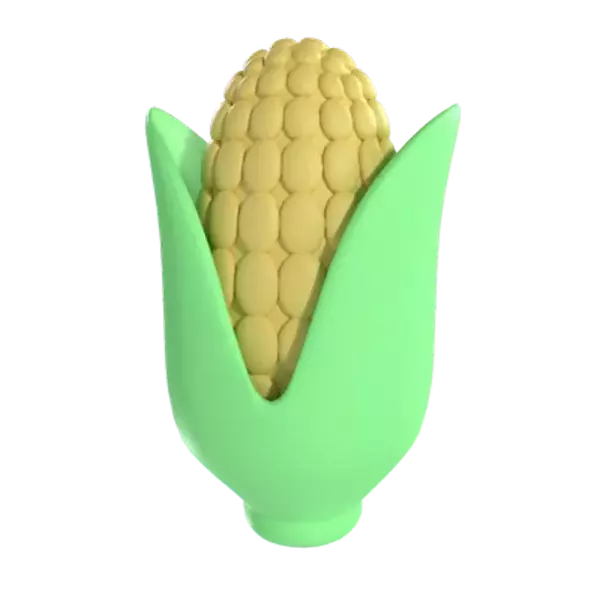 Corn 3D Graphic