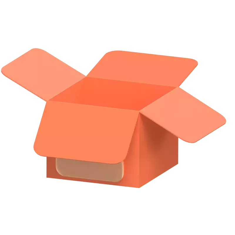 Open Box 3D Graphic