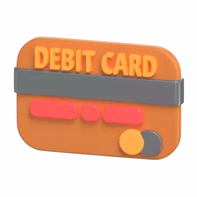 Debit Card 3D Graphic