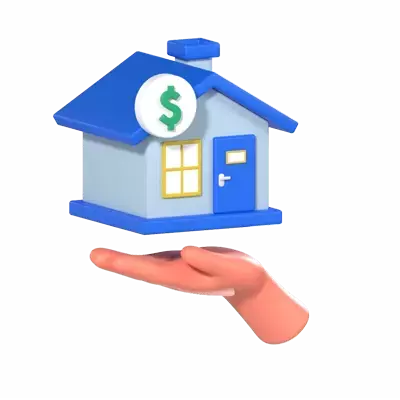 House Loan 3D Graphic