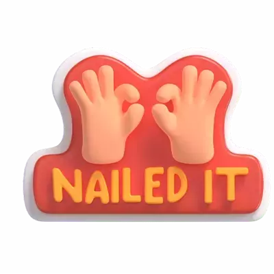 Nailed It 3D Graphic