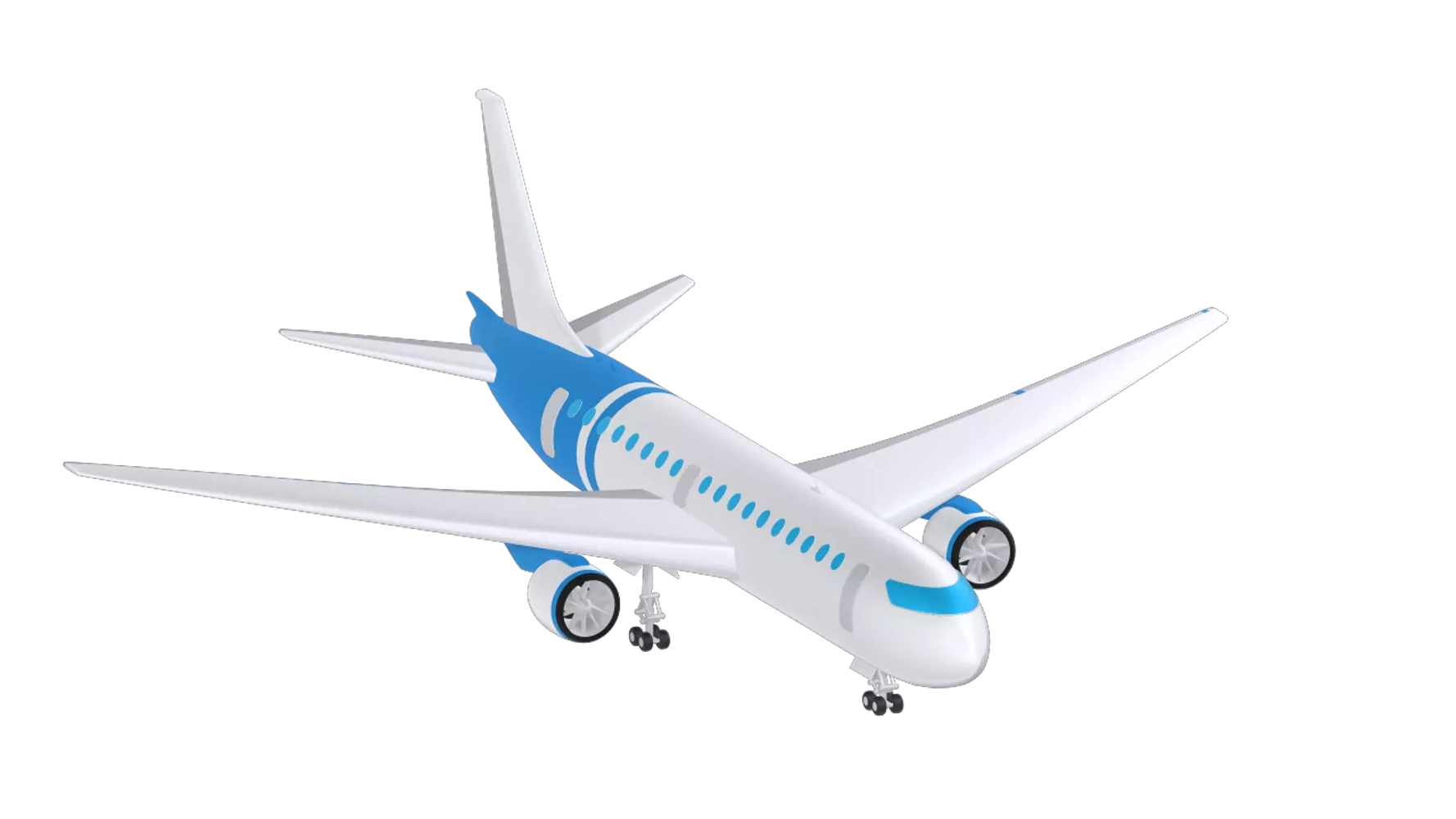 Airplane 3D Graphic