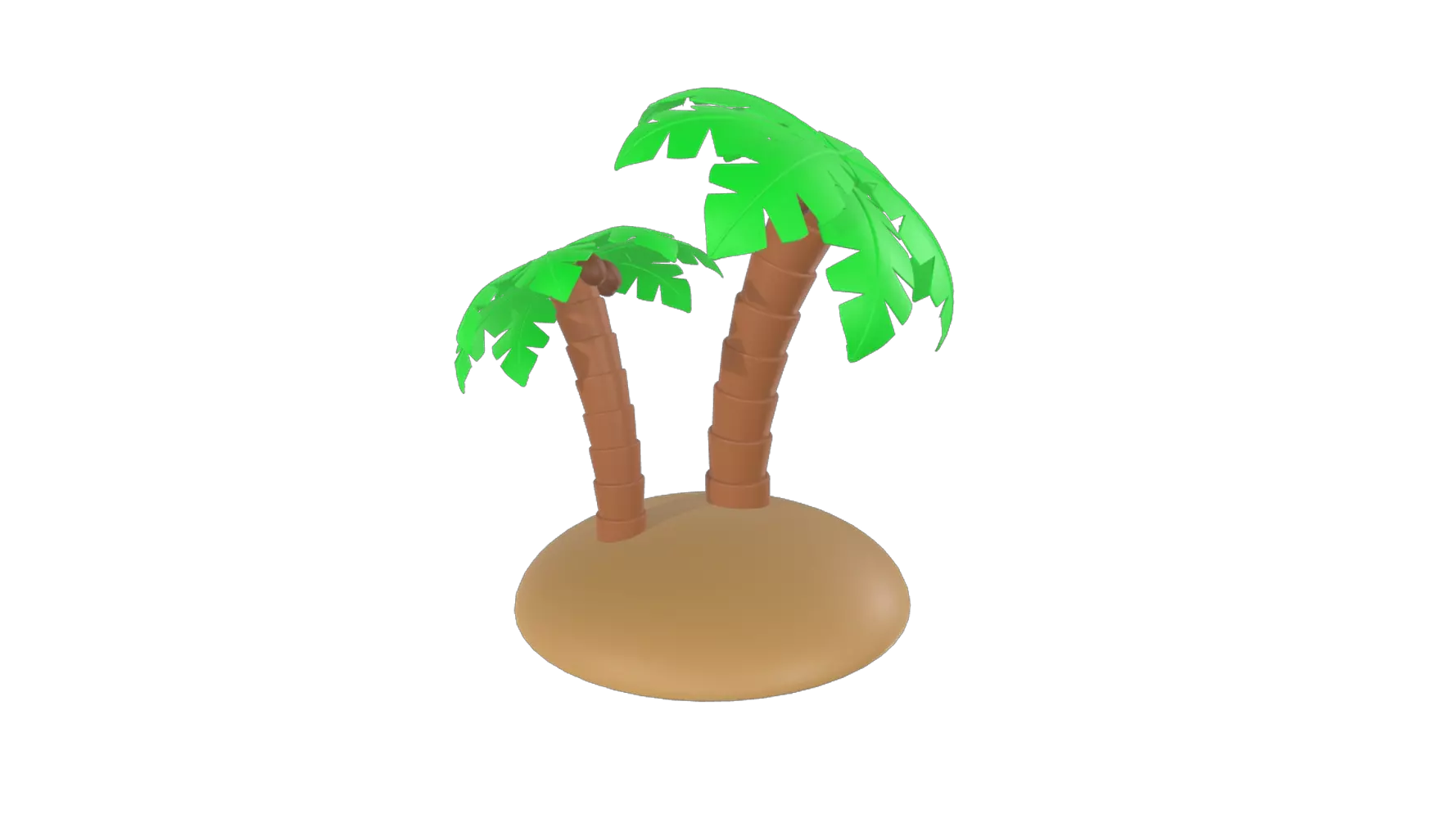 Palm Tree 3D Graphic