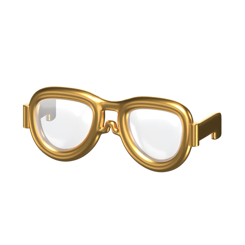 Gafas Icono 3D Modelo 3D Graphic