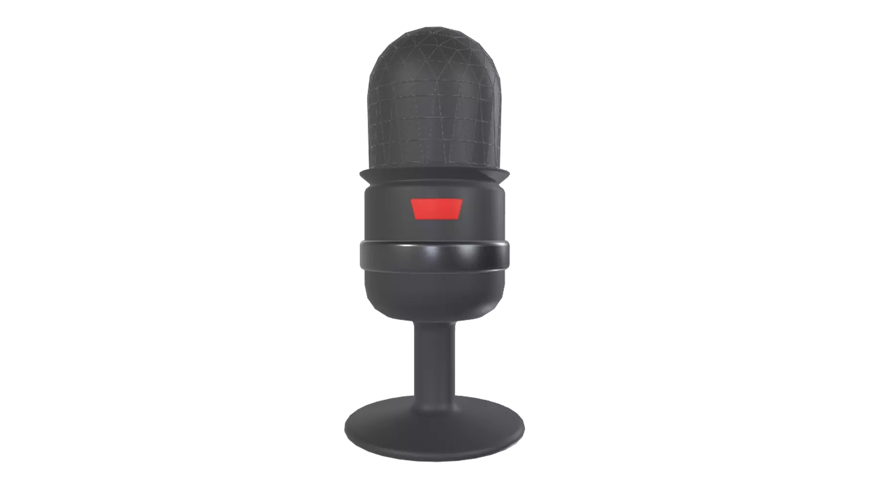Microphone 3D Graphic