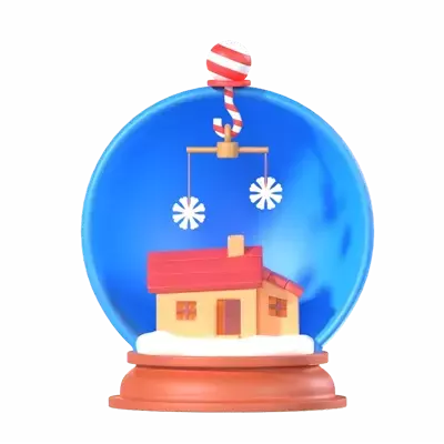 Snow Globe 3D Graphic