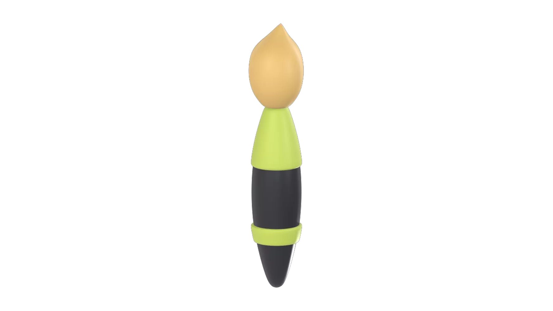 Paintbrush 3d model--124c15a2-b7b3-4899-a002-569fdded8260