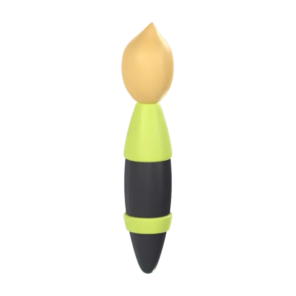 Paintbrush 3D Graphic