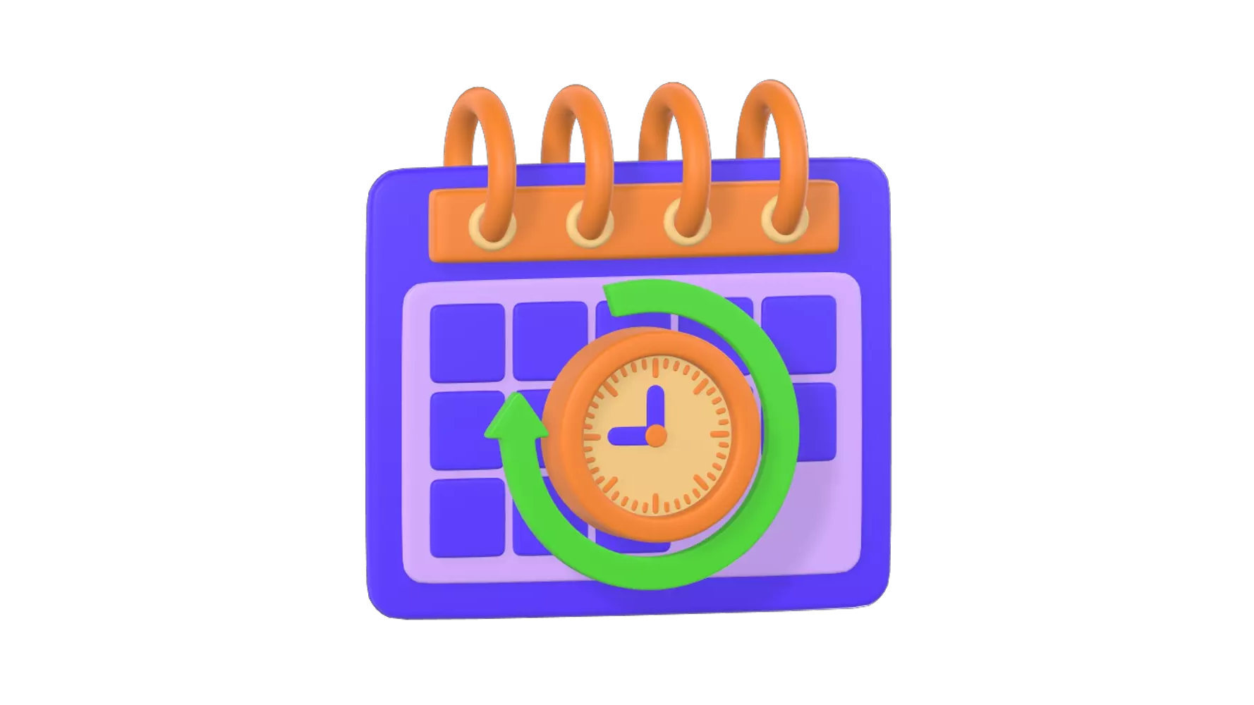 Manage Schedule 3D Graphic
