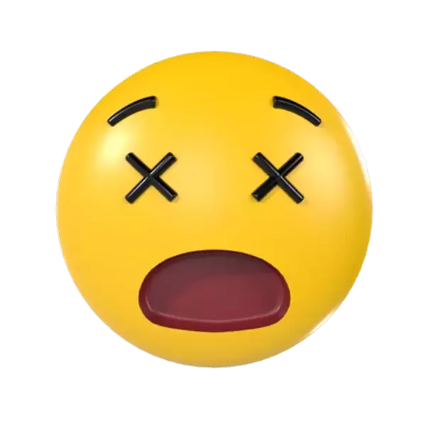 Dizzy Face Emoji 3d model--e1202141-de3a-4fcc-baa8-0c4370c20ae9